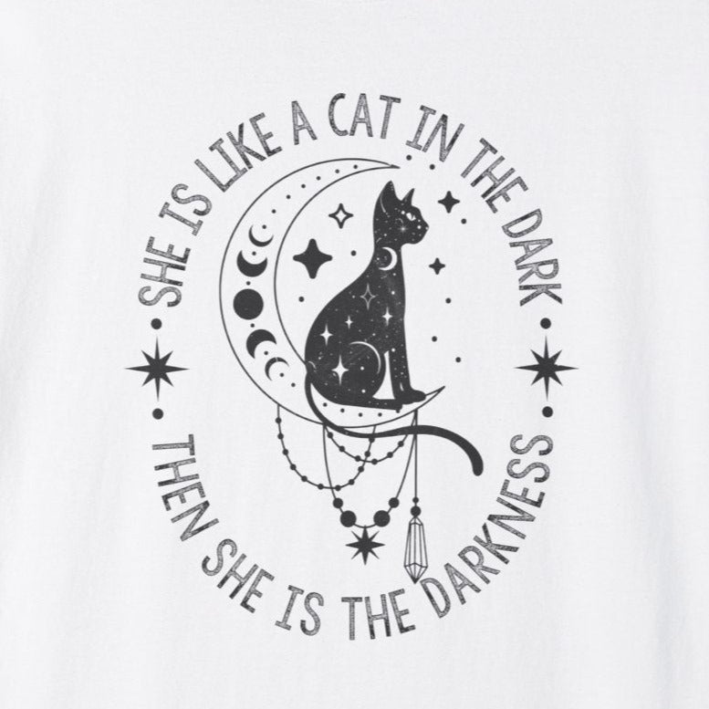 She Is Like A Cat In The Dark Stevie Nicks Gift Shirt Unisex Jersey Short Sleeve Tee