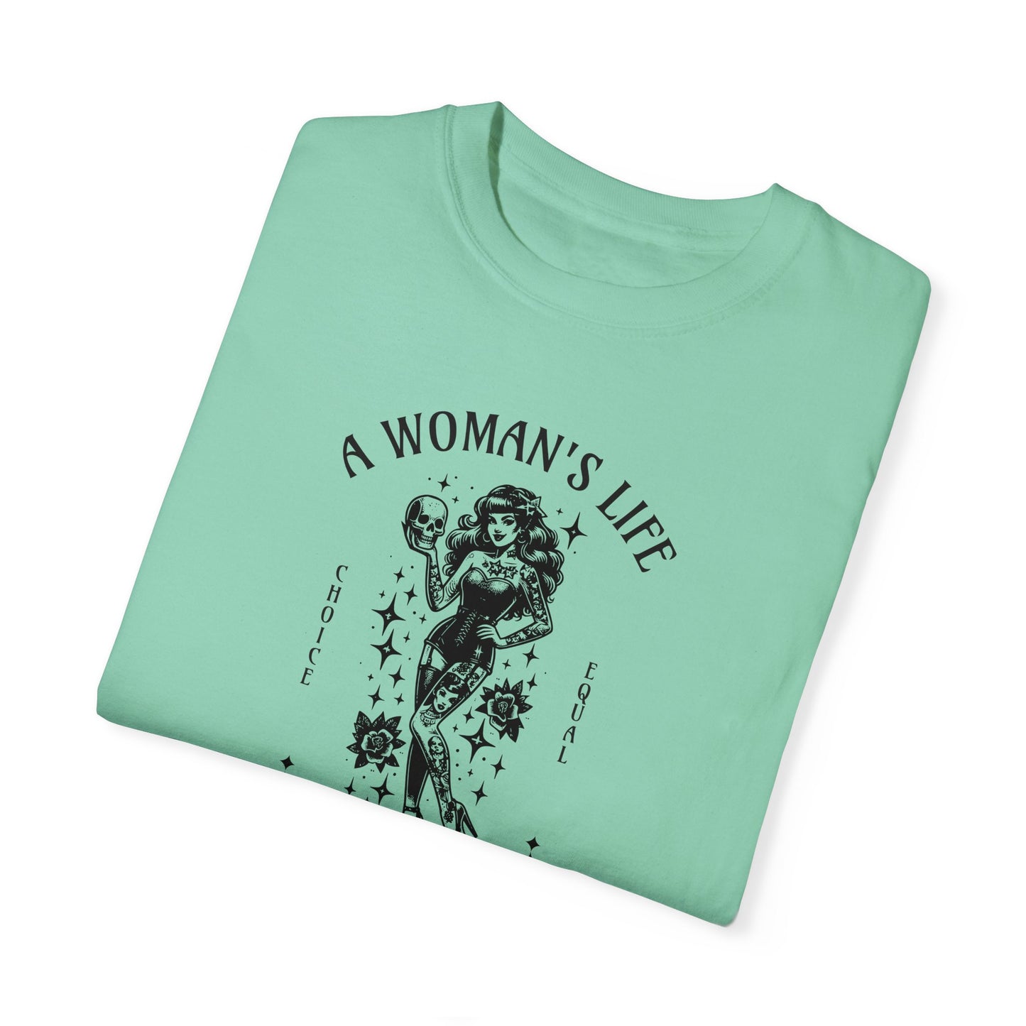 A Woman's Life Is Her Own To Control Shirt Pro Choice Feminist Shirt Women's Rights Shirt