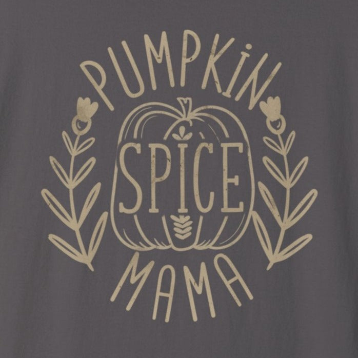 Pumpkin Spice Mama Fall Vintage Style Tee Unisex Garment-Dyed T-shirt