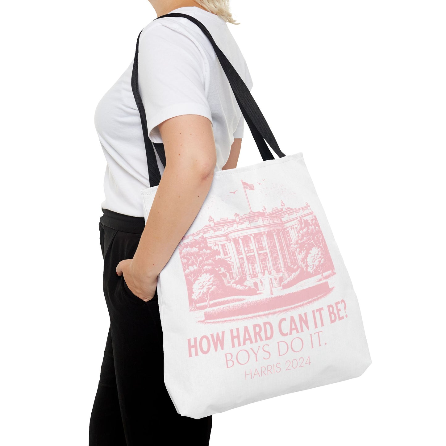 How Hard Can it Be Boys Do it Harris 2024 Grocery Tote Bag