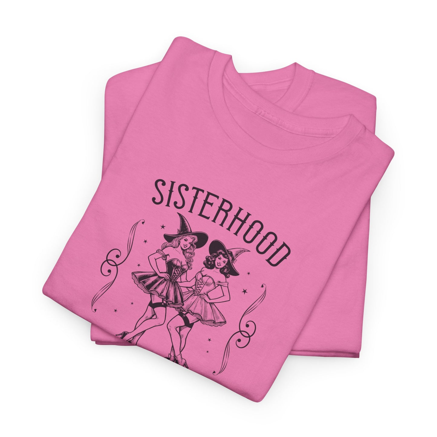 Sisterhood Witch Club Unisex Jersey Short Sleeve Tee, Halloween Girls Shirt, Gothic Shirt, Spooky Sisters Shirt, Spooky Season Shirt, Witchy