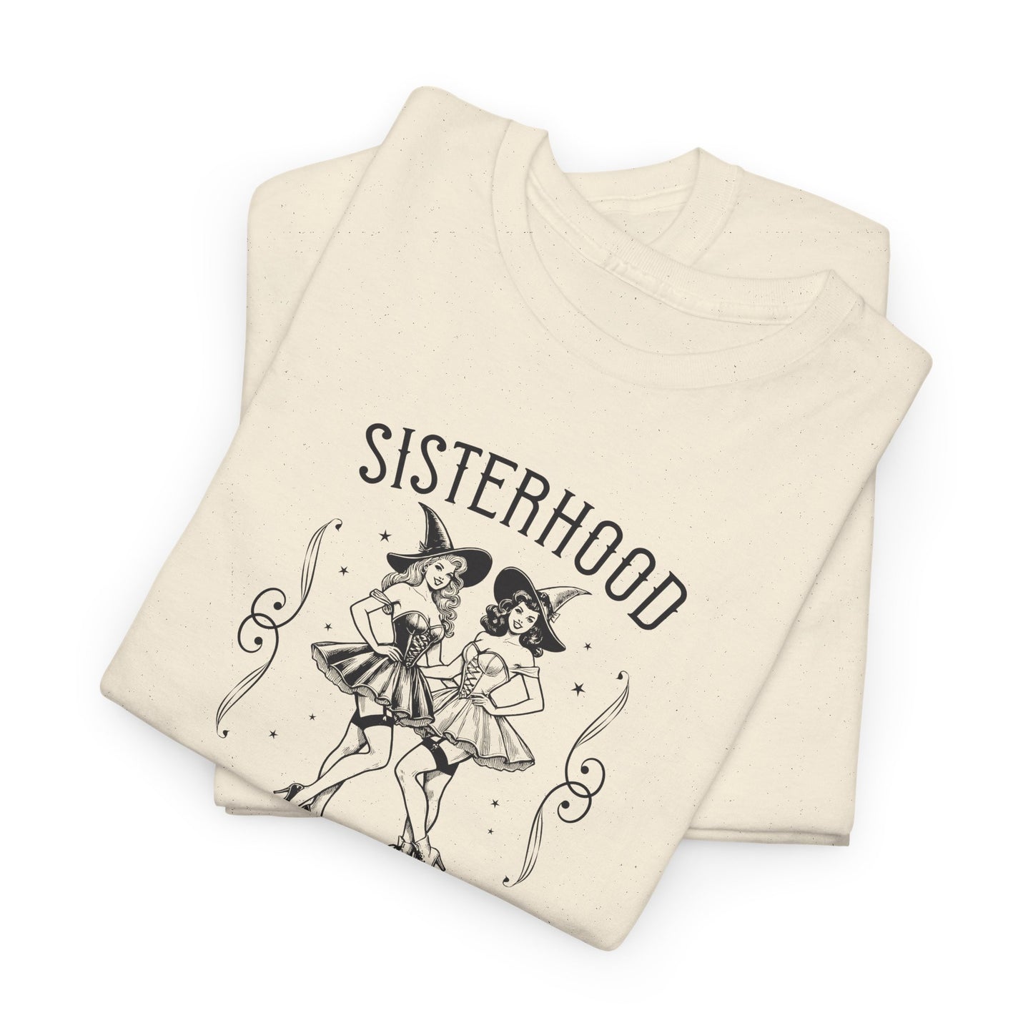 Sisterhood Witch Club Unisex Jersey Short Sleeve Tee, Halloween Girls Shirt, Gothic Shirt, Spooky Sisters Shirt, Spooky Season Shirt, Witchy