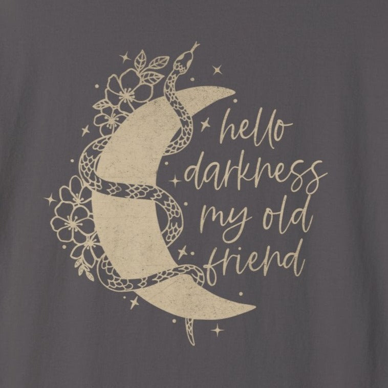 Hello Darkness My Old Friend Vintage Style T-shirt