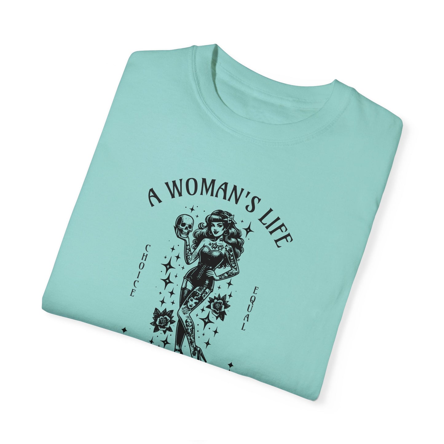 A Woman's Life Is Her Own To Control Shirt Pro Choice Feminist Shirt Women's Rights Shirt