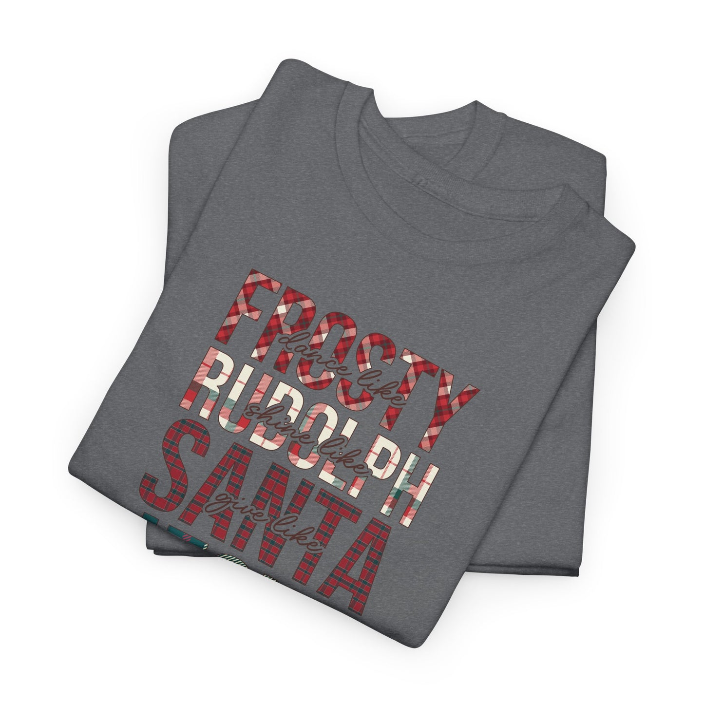 Holiday Cheer Shirt: Dance, Shine, Give, Love - Christmas Family Tee