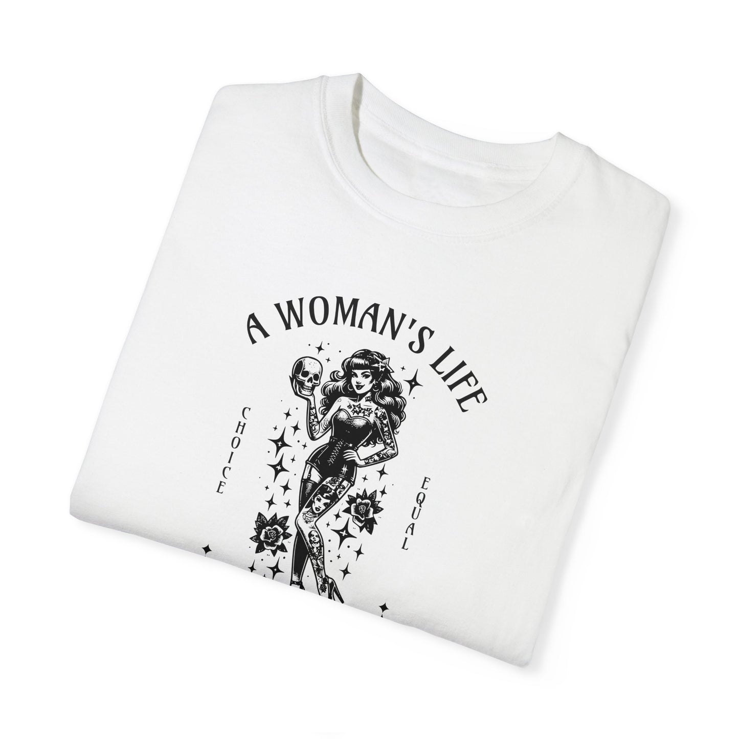 A Woman's Life Is Her Own To Control Shirt Pro Choice Feminist Shirt Women's Rights Shirt