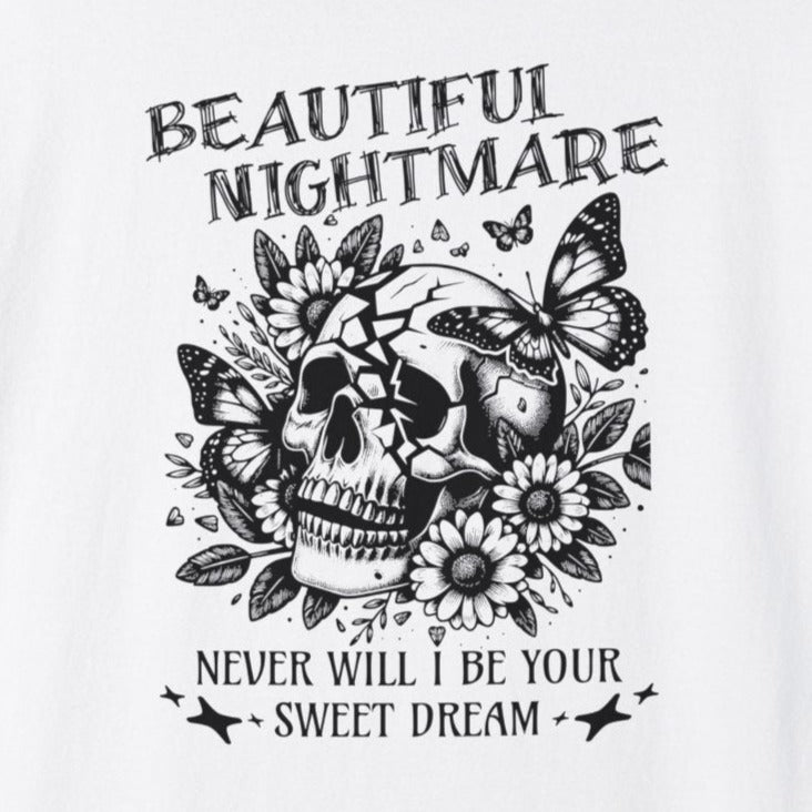 Beautiful Nightmare T-Shirt Distressed Style