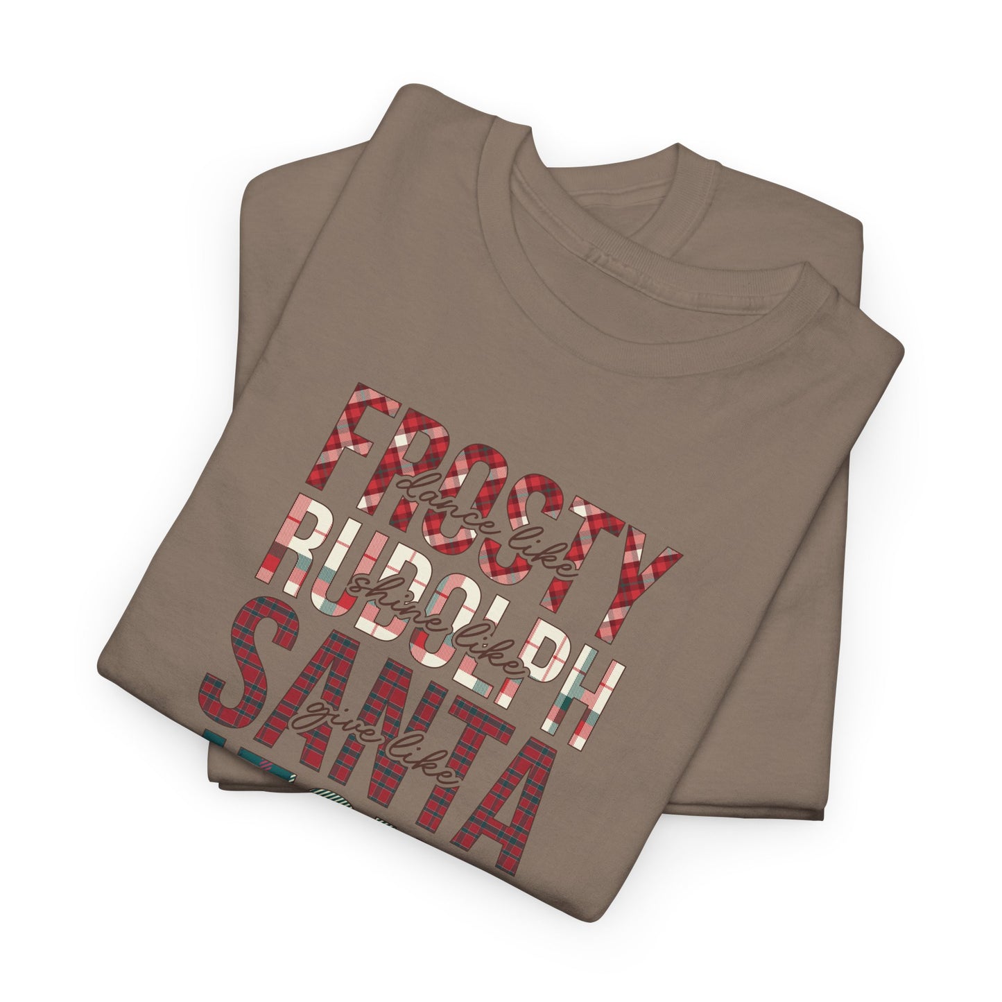 Holiday Cheer Shirt: Dance, Shine, Give, Love - Christmas Family Tee