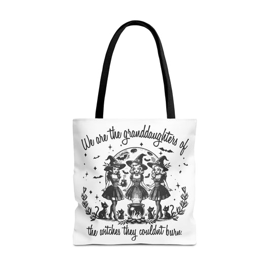 We Are the Granddaughters of the Witches You Could Not Burn Grocery Tote Bag