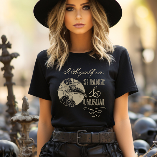 Plague Doctor I Myself Am Strange Vintage Style T-shirt