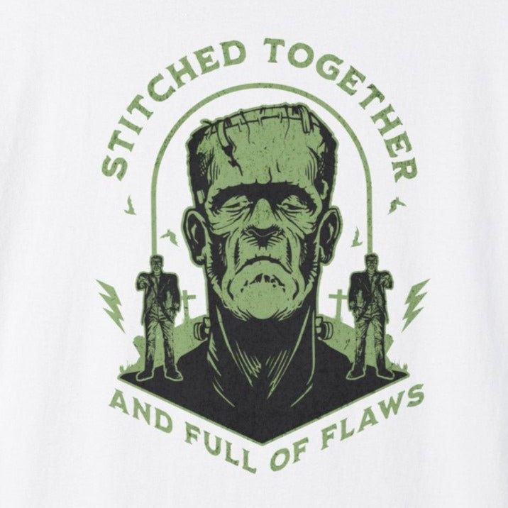 Frankenstein Monster Vintage Halloween inspired T-Shirt Distressed Style