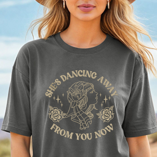 Fleetwood Mac Song Gypsy Inspired Distressed Vintage Style Tee Unisex Garment-Dyed T-shirt